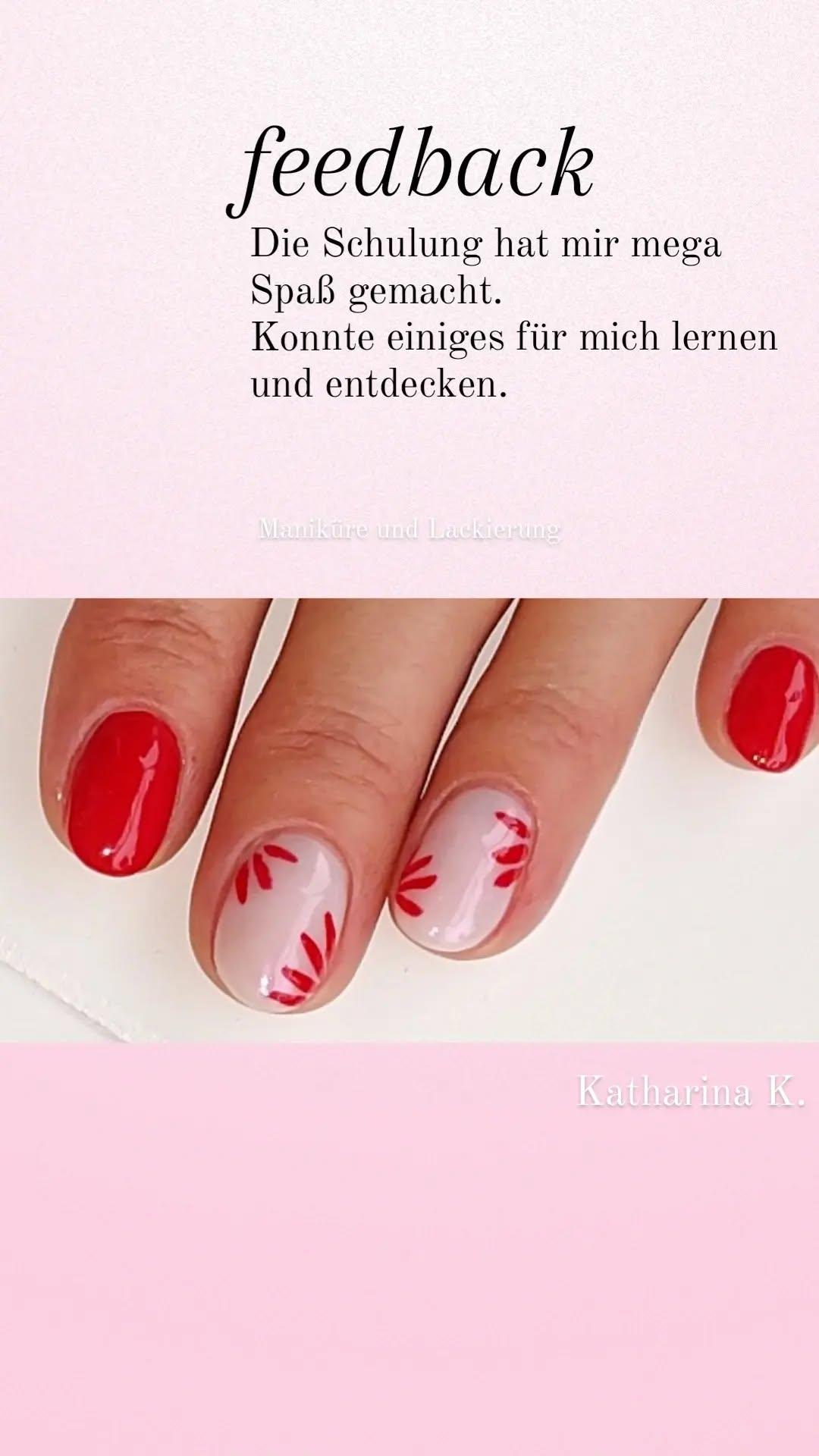 Russische Maniküre und Lackierung mit UV-Nagellack