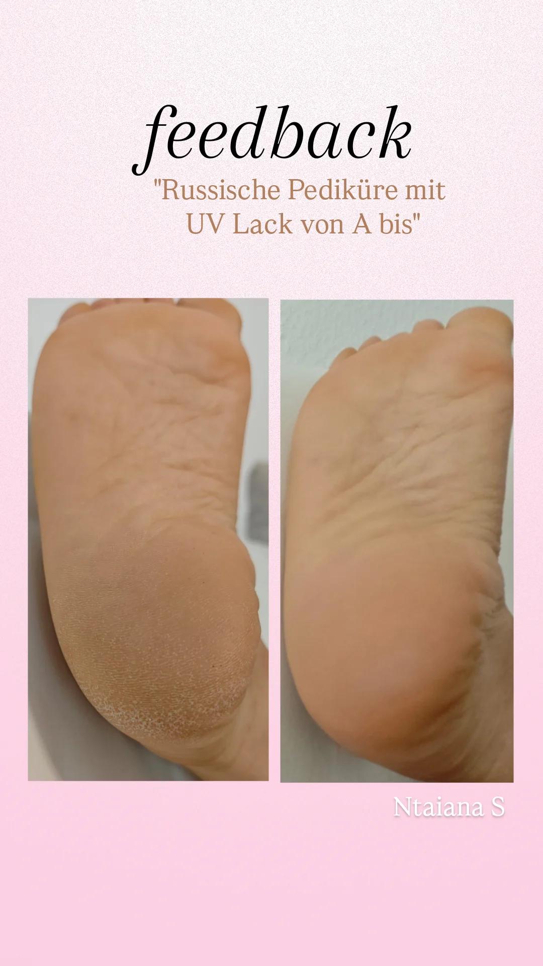 Russische Pediküre mit UV-Nagellack alle Techniken von A bis Z