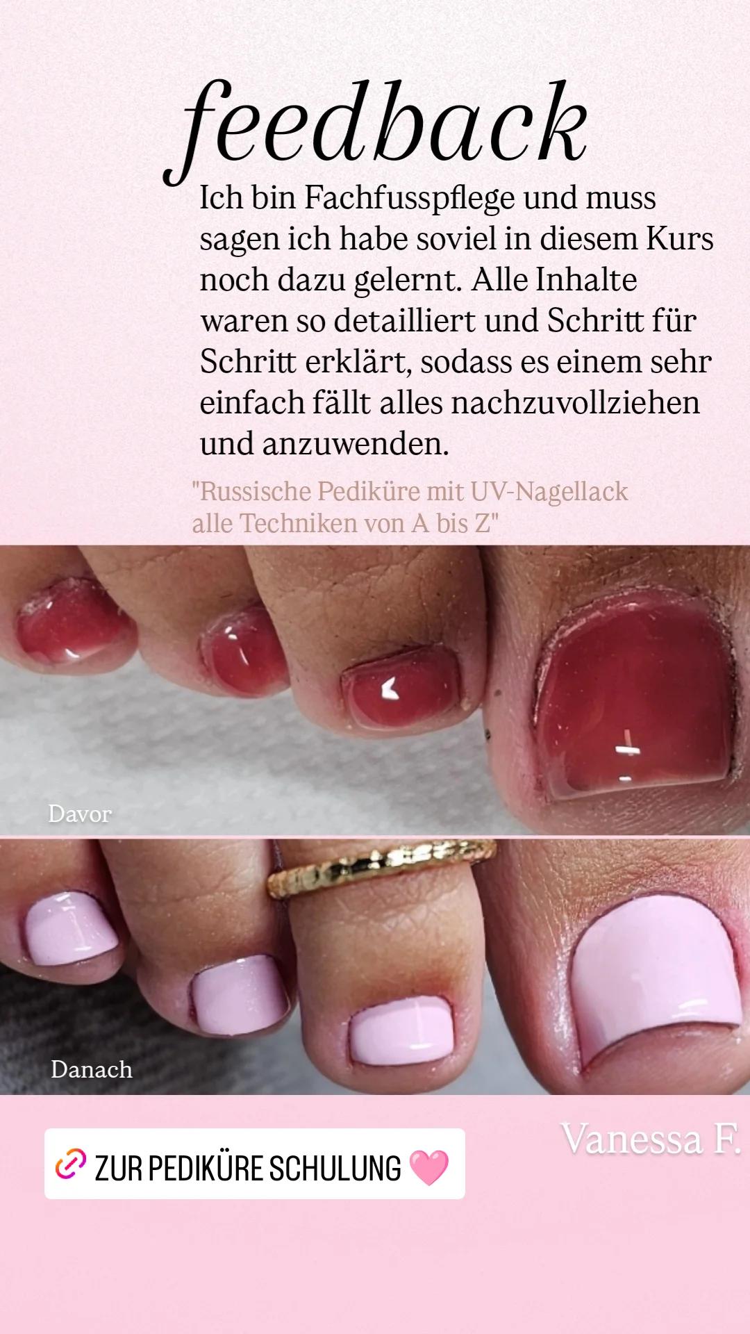 Russische Pediküre mit UV-Nagellack alle Techniken von A bis Z