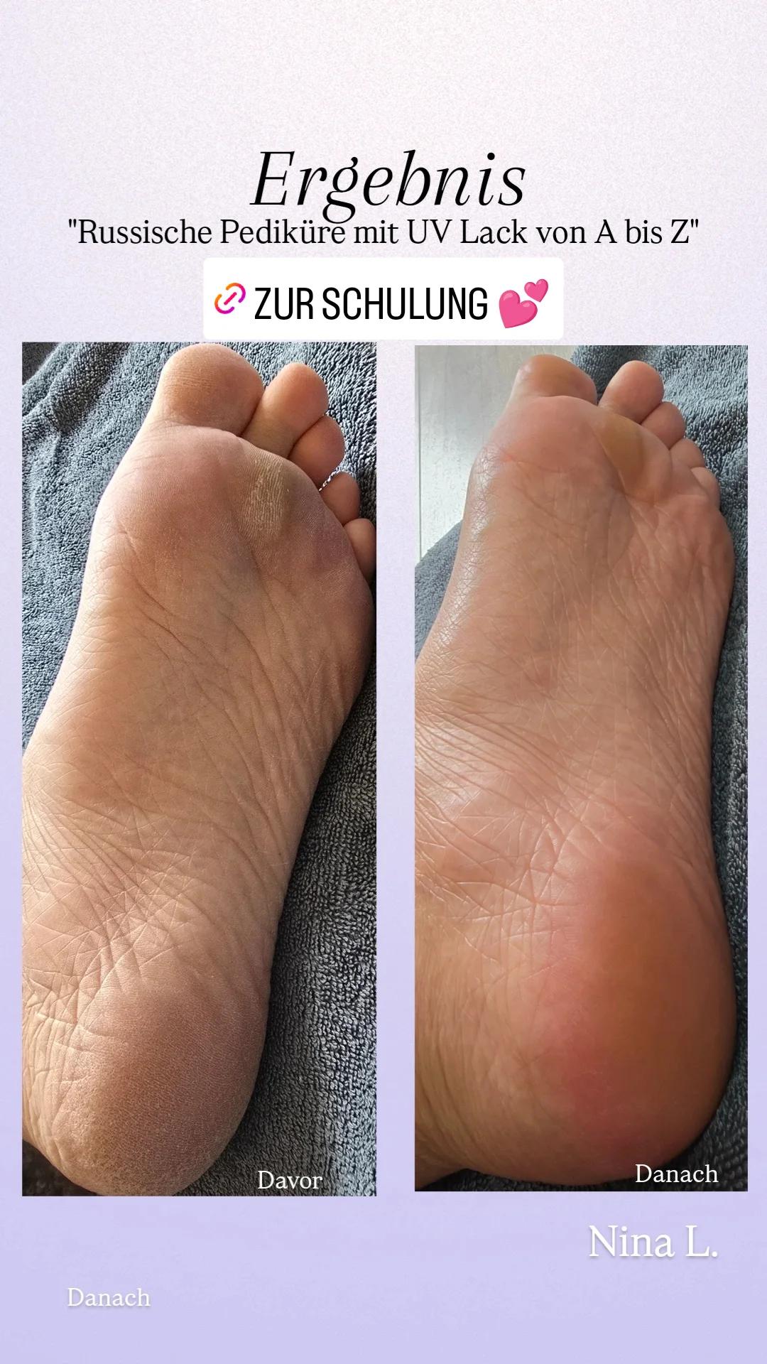 Russische Pediküre mit UV-Nagellack alle Techniken von A bis Z